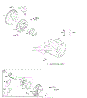 Blower Housing/Shrouds, Flywheel, Rewind Starter