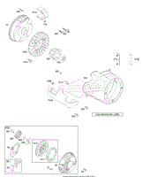 Blower Housing/Shrouds, Flywheel, Rewind Starter