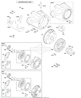 Blower Housing/Shrouds, Flywheel, Rewind Starter