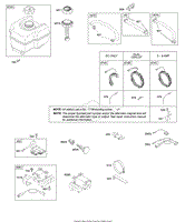 Alternator, Electric Starter, Fuel Supply, Ignition