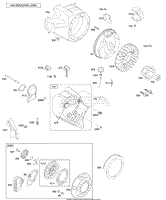 Blower Housing/Shrouds, Flywheel, Rewind Starter