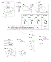 Alternator, Electric Starter, Fuel Supply, Ignition