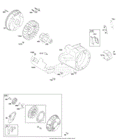 Blower Housing/Shrouds, Flywheel, Rewind Starter