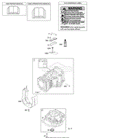 Cylinder, Engine Sump, Operator&#39;s Manual, Warning Label