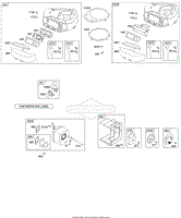 Air Cleaner, Blower Housing, Exhaust System