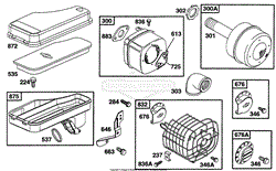 Air Cleaner Grp, Muffler Grp