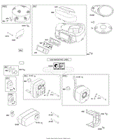 Air Cleaner, Blower Housing, Exhaust System