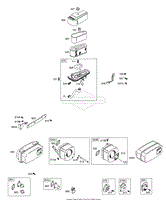 Briggs and Stratton 287707-0625-A1 Parts Diagrams