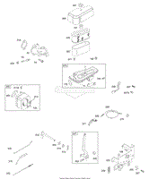 Air Cleaner, Muffler, Controls, Springs, Intake