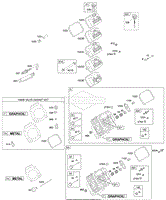 Cylinder Head, Valve Covers, Valve Gasket Set