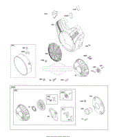 Blower Housing, Rewind Starter