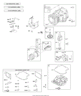 CRANKSHAFT, CYLINDER, ENGINE SUMP, GASKET SET-ENGINE, OPERATOR&#39;S MANUAL, PISTON, RINGS, CONNECTING ROD, WARNING LABEL