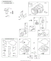 Camshaft, Crankshaft, Cylinder, Engine Sump, Gasket Set - Engine, Operator&#39;s Manual, Piston, Rings, Connecting Rod, Warning Label