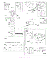 Air Cleaner, Blower Housing, Carburetor - Ruixing, Kit-Carburetor Overhaul - Ruixing