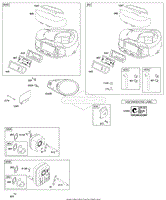 Air Cleaner, Blower Housing, Exhaust System