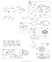 Air Cleaner, Blower Housing, Exhaust System, Flywheel, Ready Start