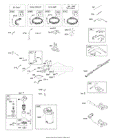 Alternator, Controls, Wire Assembly, Electric Starter, Governor Spring, Ignition, Ready Start