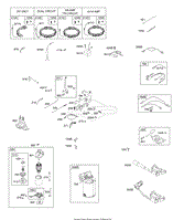 CONTROLS, ALTERNATOR, WIRE ASSY, ELECTRIC STARTER, GOVERNOR SPRING, IGNITION