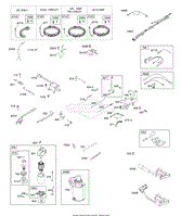 CONTROLS, ALTERNATOR, WIRE ASSY, ELECTRIC STARTER, GOVERNOR SPRING, IGNITION, Ready Start System