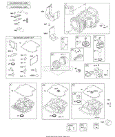 CAMSHAFT, CRANKSHAFT, CYLINDER, ENGINE SUMP, GASKET SET - ENGINE, LUBRICATION, PISTON, RINGS, CONNECTING ROD, WARNING LABEL