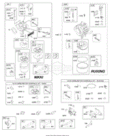 CARBURETOR - NIKKI &amp; RUIXING, FUEL SUPPLY, GASKET SET - CARBURETOR - NIKKI &amp; RUIXING