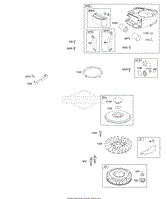 Air Cleaner, Blower Housing, Flywheel