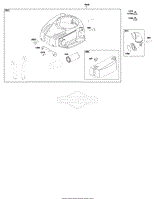 Blower Housing and Air Cleaner Group