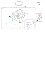 Blower Housing and Air Cleaner Group