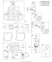 Crankcase Cover/Sump &amp; Gasket, Cylinder, Piston/Rings/Connecting Rod, Crankshaft