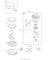 Flywheel, Rotating Screen, Rewind Starter, Debris Guard