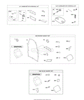 Carburetor Overhaul Kit, Engine/Valve Gasket Sets