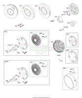 Flywheel, Stub Shaft, Rotating Screen