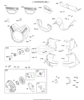 Blower Housing, Air Guides, Shrouds, Carburetor Cover, Rewind Starter