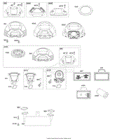 Blower Housing, Air Cleaner, Muffler