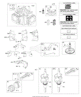 Cylinder, Crankshaft, Camshaft, Air Guides, Piston, Rings, Connecting Rod