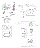 Controls, Electric Starter, Flywheel, Governor Spring