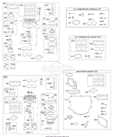 Carburetor, Gasket Set-Engine, Kit - Carburetor Overhaul