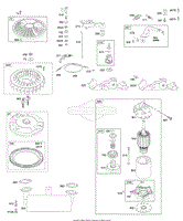 Controls, Electric Starter, Exhaust System, Flywheel, Governor Spring