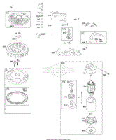 Controls, Electric Starter, Flywheel