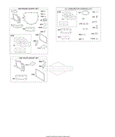 Engine/Valve Gasket Set, Carburetor Overhaul Kit