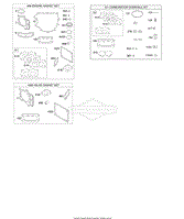 Engine/Valve Gasket Set, Carburetor Overhaul Kit