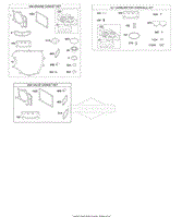 Engine/Valve Gasket Set, Carburetor Overhaul Kit