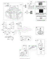 Cylinder, Crankshaft, Camshaft, Air Guides, Piston, Ring, Connecting Rod