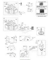 Cylinder, Crankshaft, Camshaft, Air Guides