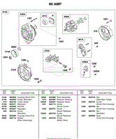 Alternator, 60 AMP