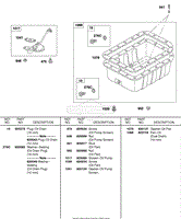 Oil Pan, Oil Strainer