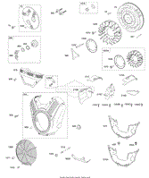 Blower Housing, Flywheel, Air Guides