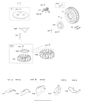 Flywheel, Flywheel Fan, Air Guides