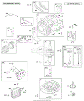 Crankcase Cover/Sump, Crankshaft, Oil, Cylinder, Piston/Rings, Muffler