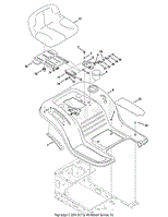 Low-Back Seat &amp; Fender Assembly